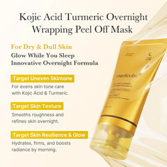 Medicube Kojic Acid Turmeric Overnight Wrapping Mask 75ml - luut