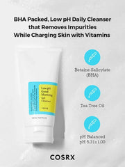 COSRX Low pH Good Morning Gel Cleanser - luut