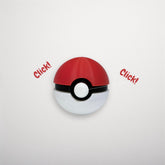 Pokeball Clicker Fidget Keychain - 3D Printed PLA Toy Gift