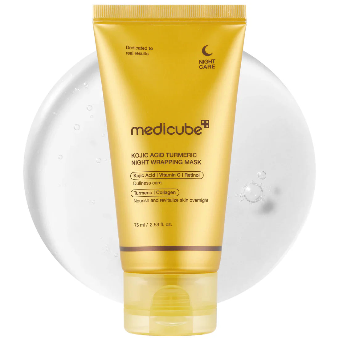 Medicube Kojic Acid Turmeric Overnight Wrapping Mask 75ml - luut