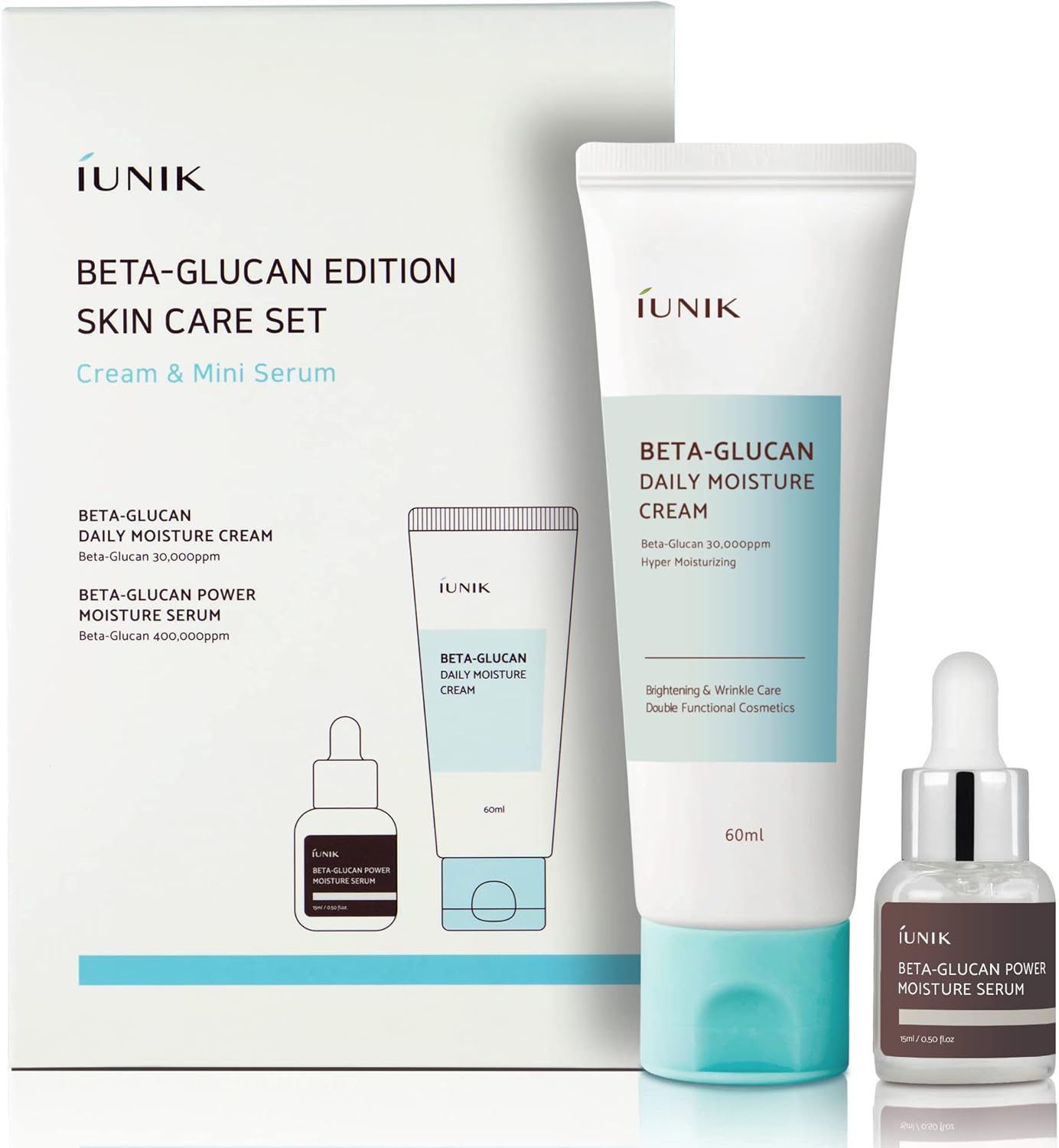 IUNIK Beta Glucan Edition Skin Care Set - luut