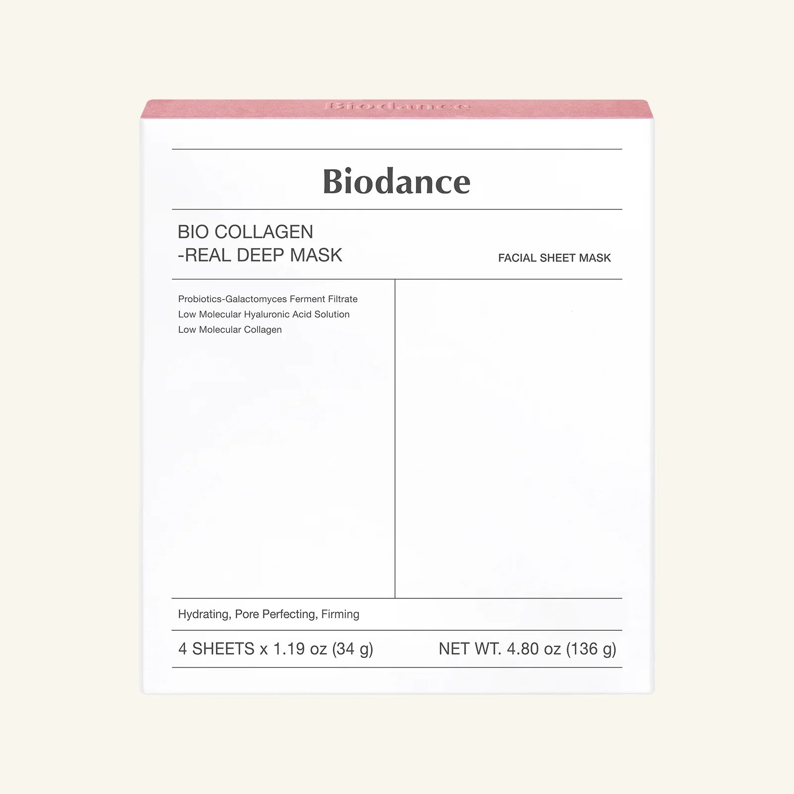 Biodance Bio-Collagen Real Deep Mask (4ea) - luut