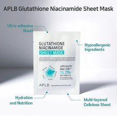 APLB Glutathione Niacinamide Sheet Mask - luut