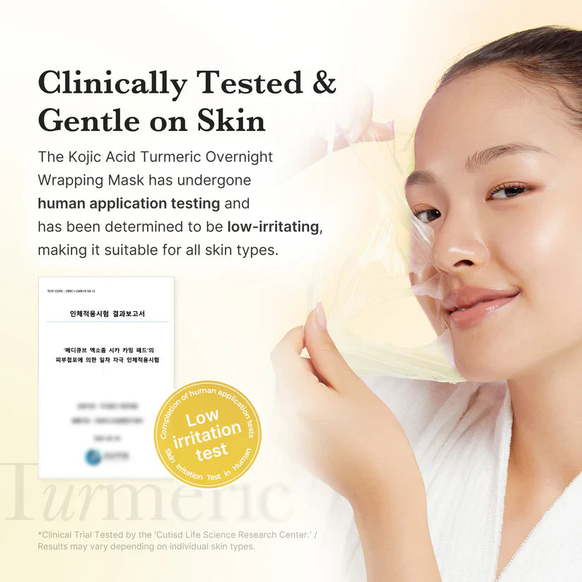 Medicube Kojic Acid Turmeric Overnight Wrapping Mask 75ml - luut