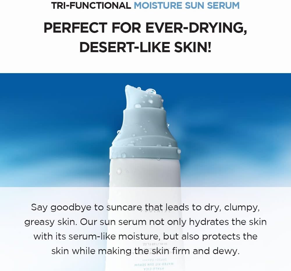 Skin1004 Madagascar Centella Hyalu-Cica Water-Fit Sun Serum - luut