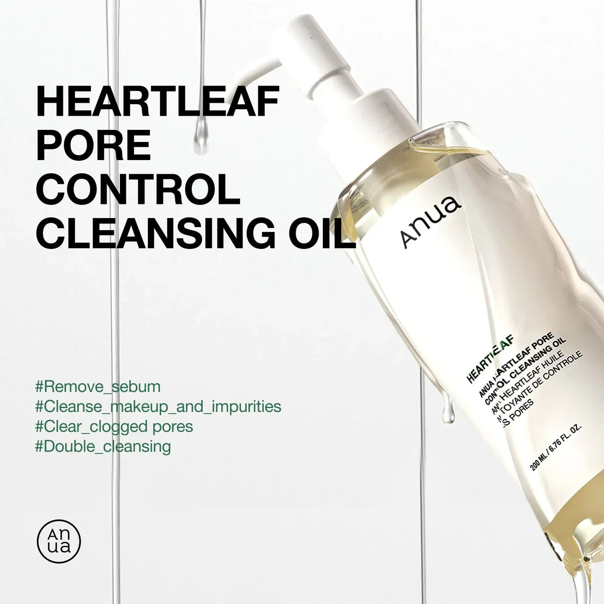 ANUA Heartleaf Pore Control Cleansing Oil - luut