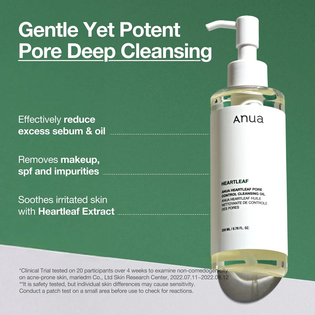 ANUA Heartleaf Pore Control Cleansing Oil - luut