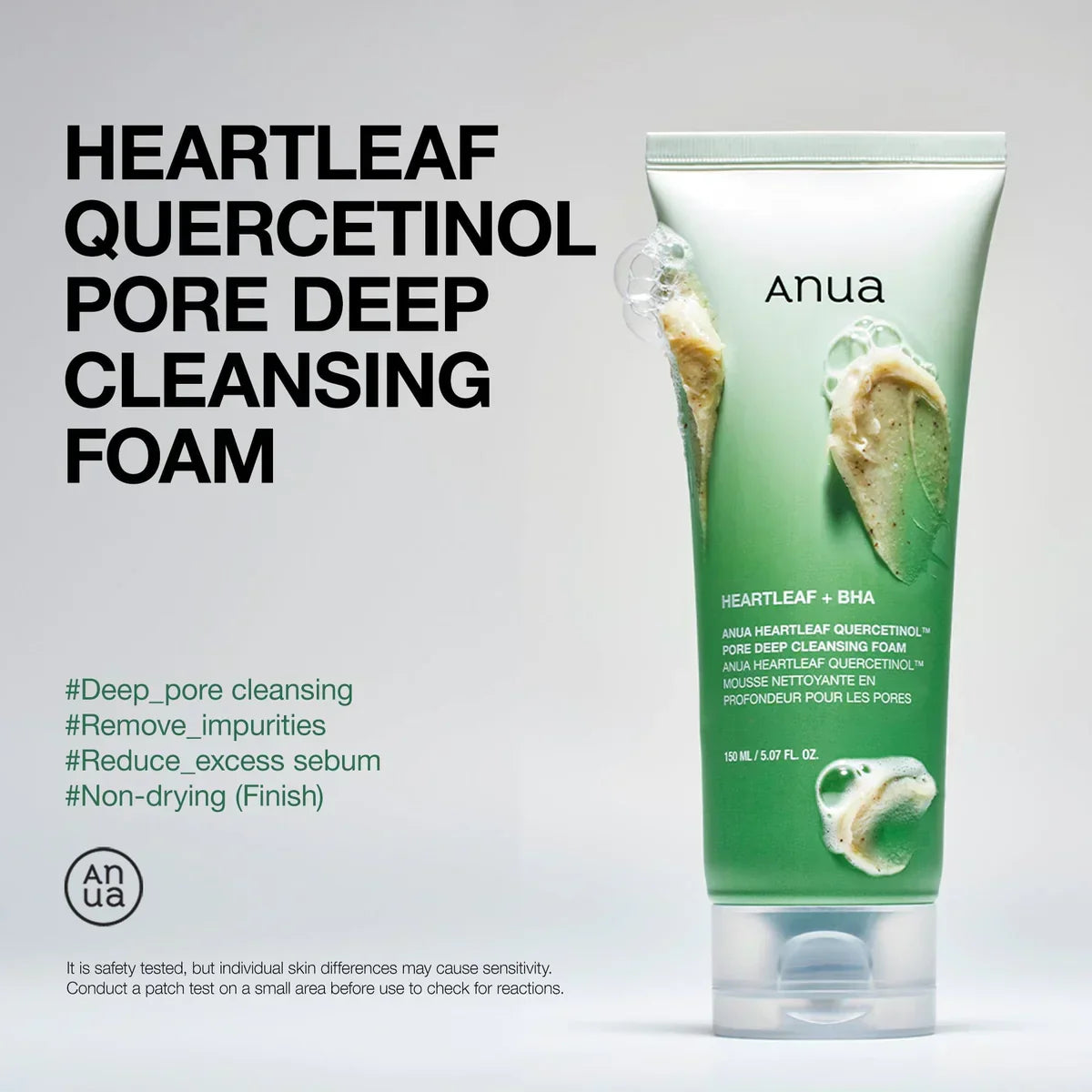 ANUA Heartleaf Quercetinol Pore Deep Cleansing Foam - luut