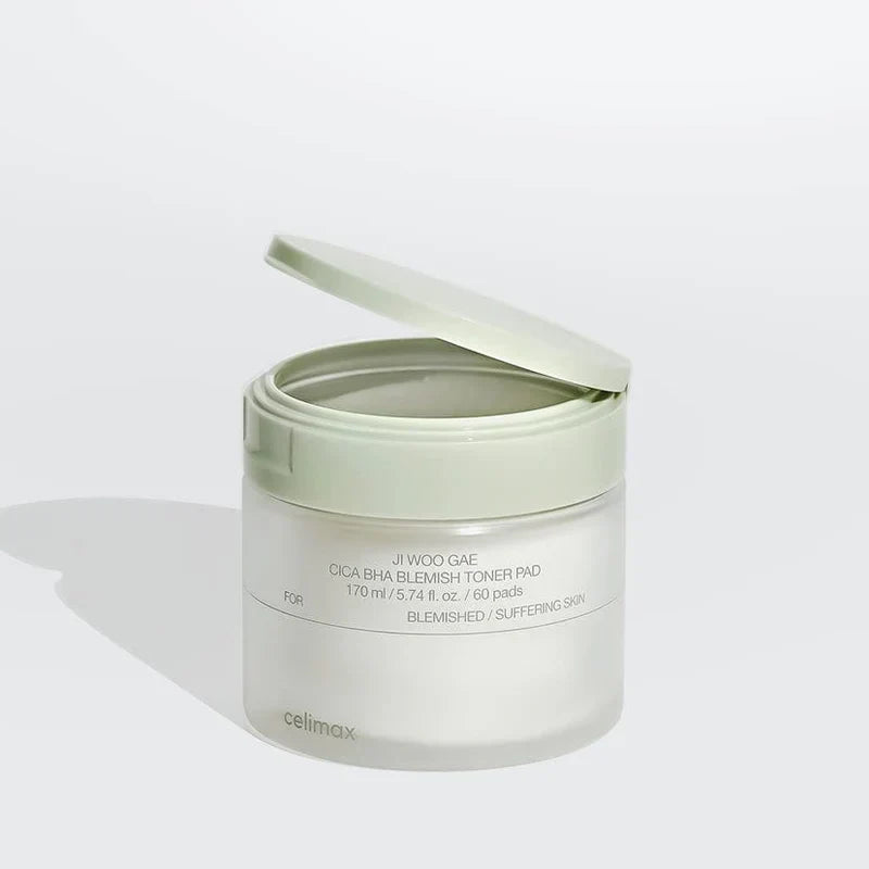 celimax Ji Woo Gae Cica BHA Blemish Toner Pad (60pads) - luut