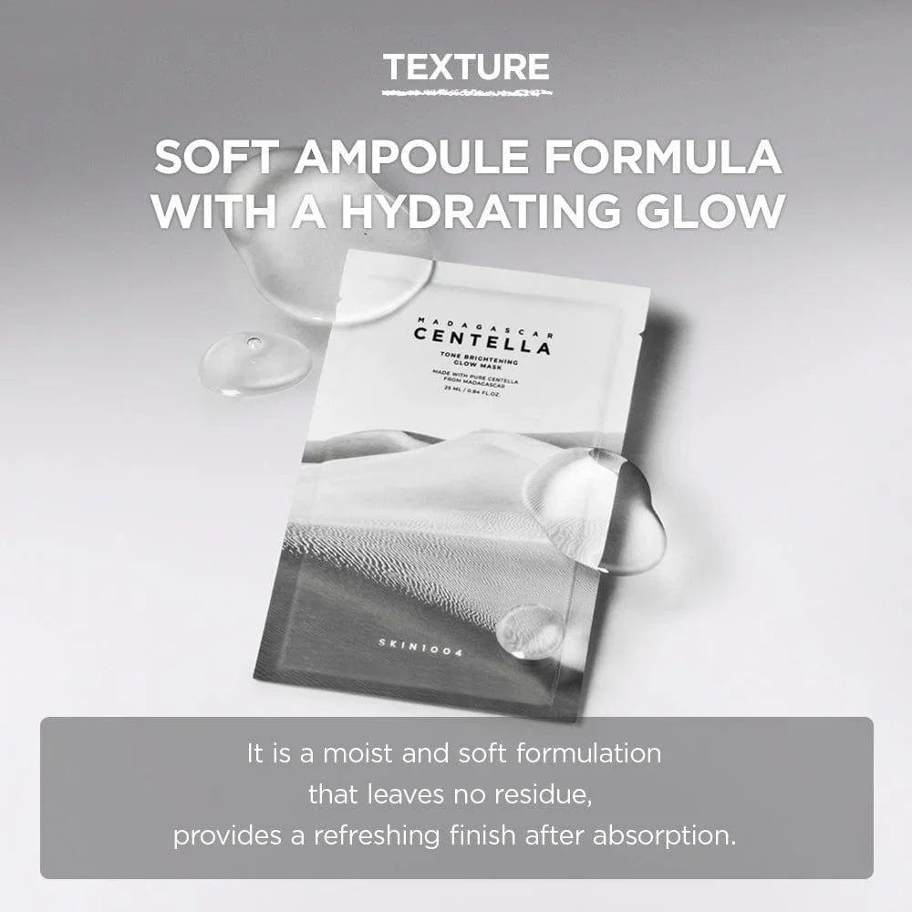Skin1004 Madagascar Centella Tone Brightening Glow Mask 25ml (1ea) - luut